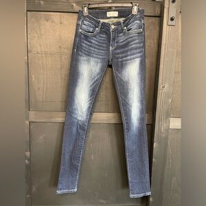 BKE Stella slim fit low rise skinny jeans size 27 x 33 1/2
